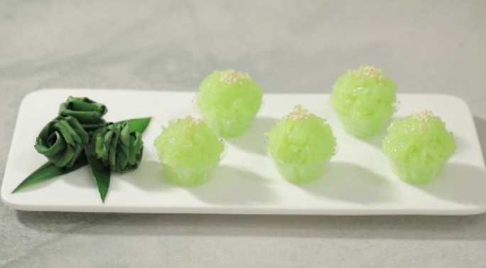 mitrphol-recipe-pandan-flavored-gelatinous-rice